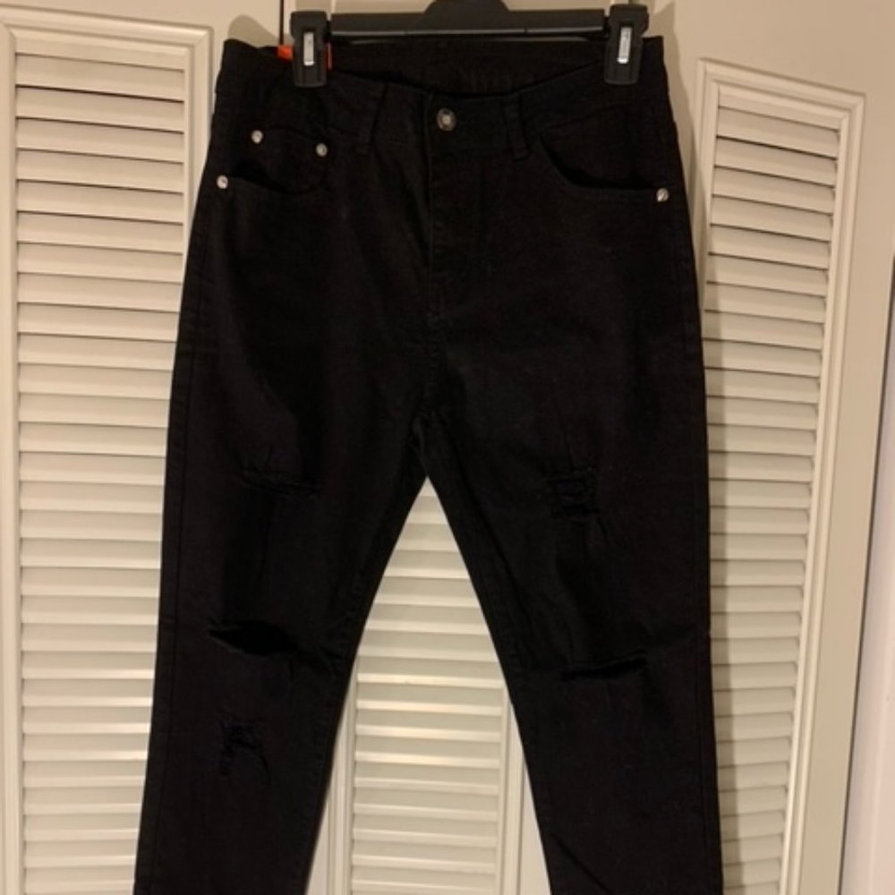 Amazon- Size 10- Black Ripped Jeans